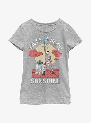 Star Wars Episode VIII: The Last Jedi Rey Of Sun Youth Girls T-Shirt