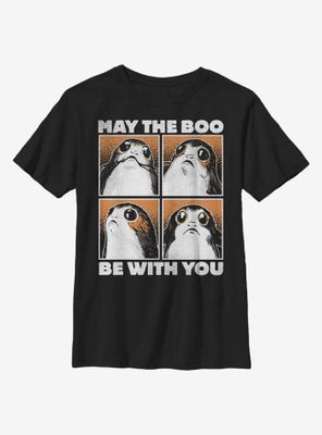 Star Wars Episode VIII: The Last Jedi Boo Porg Youth T-Shirt