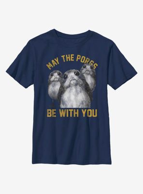 Star Wars Episode VIII: The Last Jedi May Porgs Youth T-Shirt