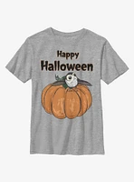 Star Wars Episode VIII: The Last Jedi Porg On A Pumpkin Youth T-Shirt