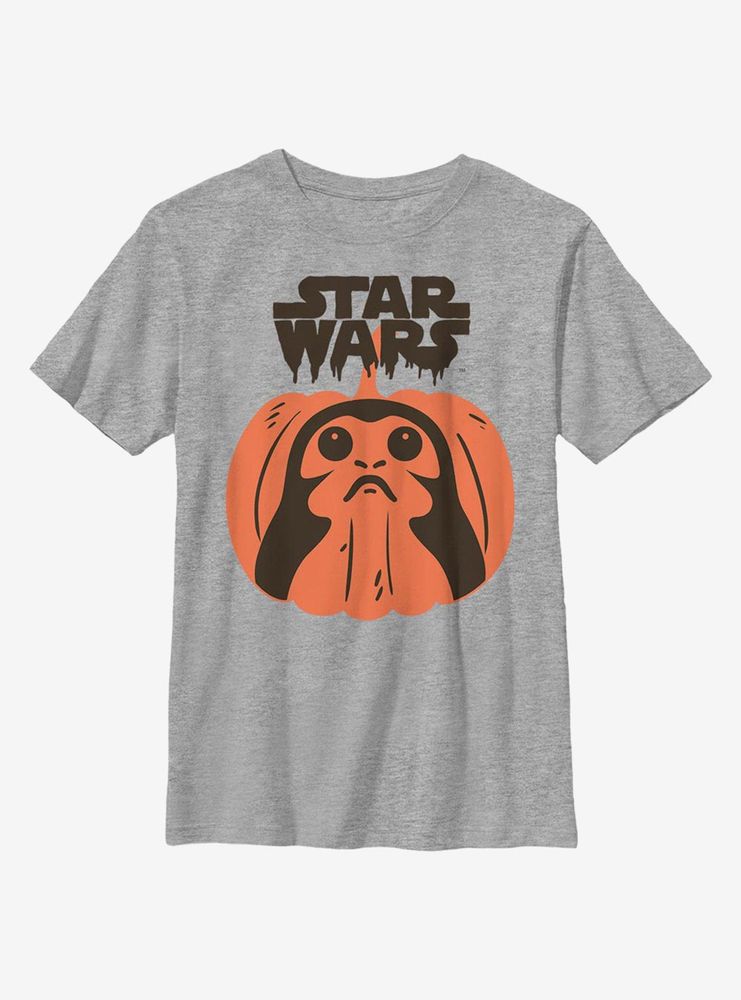 Star Wars Episode VIII: The Last Jedi Porg Pumpkin Youth T-Shirt