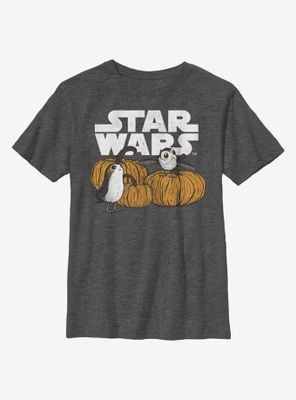 Star Wars Episode VIII: The Last Jedi Pumpkin Patch Porg Youth T-Shirt