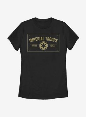 Star Wars Imperial Troops Plaque Womens T-Shirt