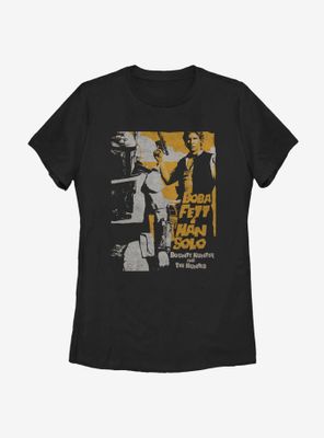 Star Wars Wanted Poster Womens T-Shirt