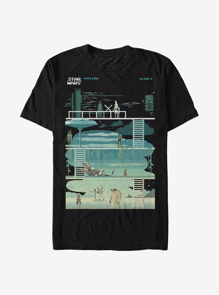 Star Wars The Empire Strikes Back 8 Bit T-Shirt