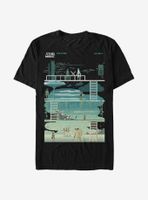 Star Wars The Empire Strikes Back 8 Bit T-Shirt