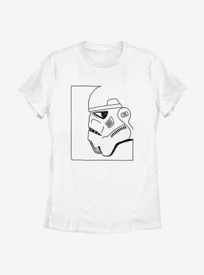 Star Wars Profile Trooper Womens T-Shirt