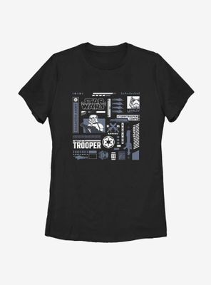 Star Wars Trooper Elements Womens T-Shirt