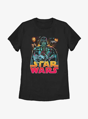 Star Wars Vader Threat Womens T-Shirt