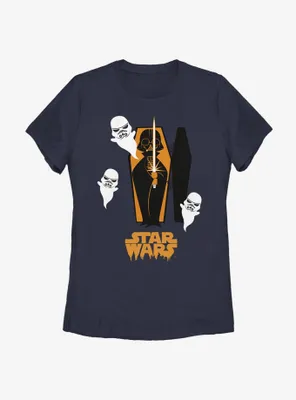 Star Wars Coffin Spooks Womens T-Shirt