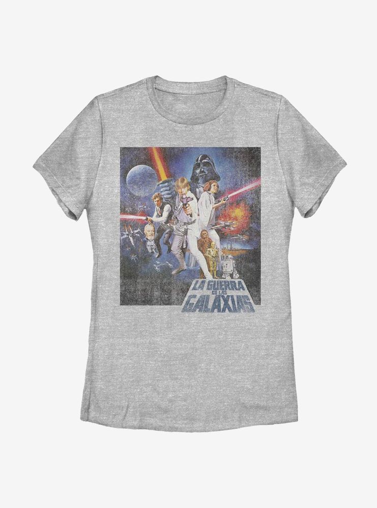 Star Wars La Guerra De Las Galaxias Womens T-Shirt
