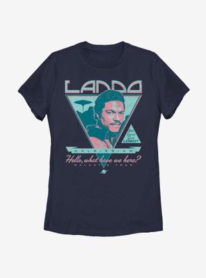 Star Wars Lando Galactic Tour Womens T-Shirt