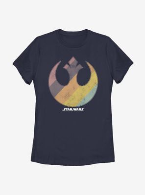 Star Wars Rainbow Rebel Womens T-Shirt