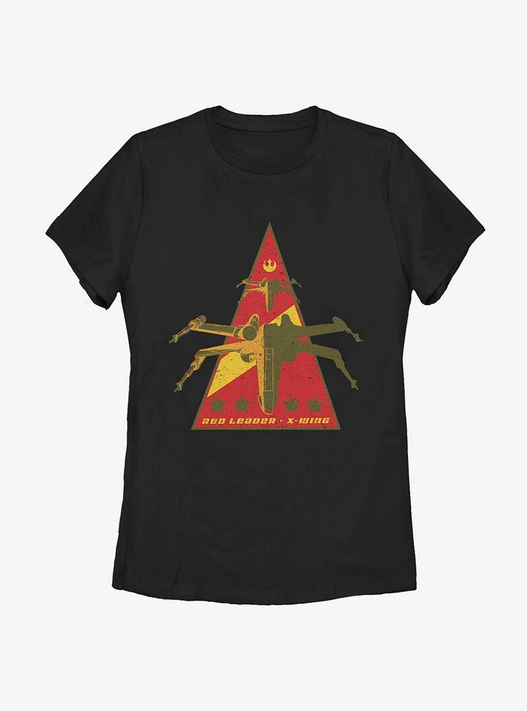 Star Wars Red Leader X-Wing Womens T-Shirt