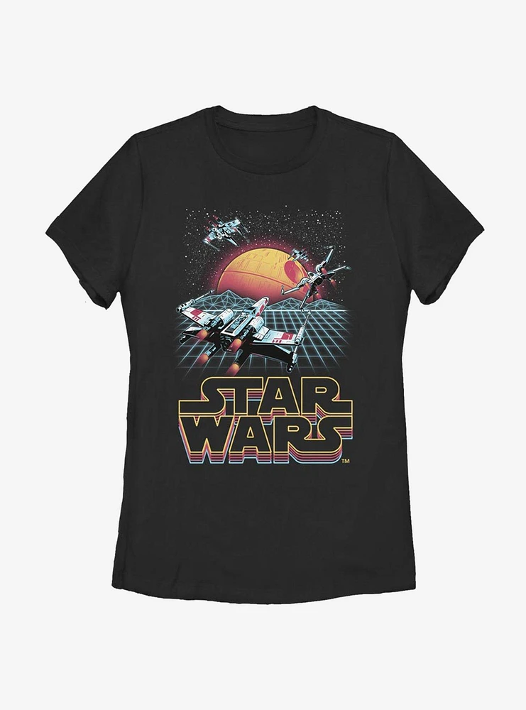 Star Wars Retro X-Wing Womens T-Shirt
