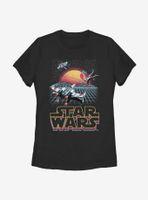 Star Wars Retro X-Wing Womens T-Shirt