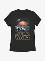 Star Wars Retro X-Wing Womens T-Shirt