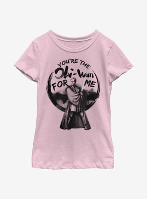 Star Wars Obiwan For Me Youth Girls T-Shirt