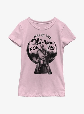 Star Wars Obiwan For Me Youth Girls T-Shirt