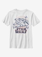 Star Wars Falcon Rays Youth T-Shirt