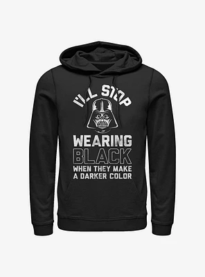 Star Wars Back Black Hoodie