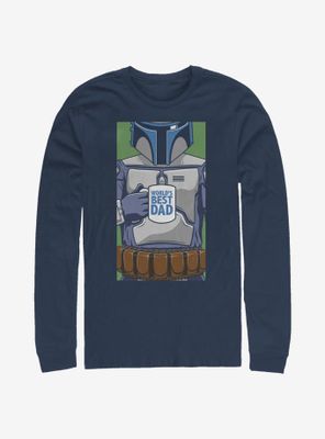 Star Wars Worlds Best Dad Long-Sleeve T-Shirt
