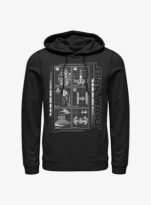 Star Wars Battle Ships Hoodie