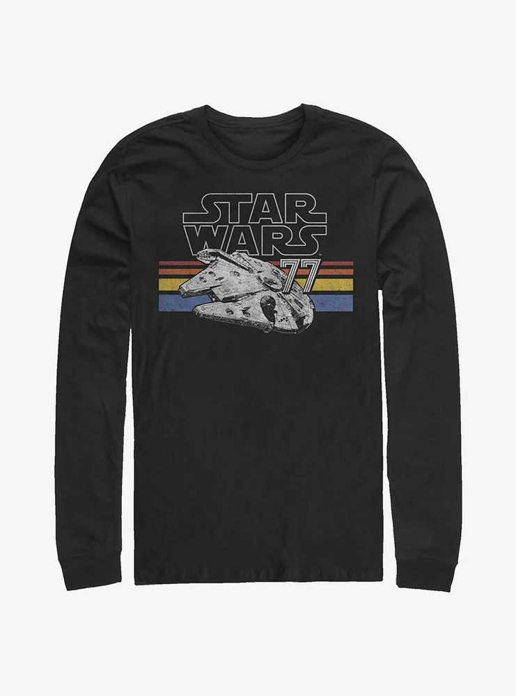 Star Wars Falcon Stripes Long-Sleeve T-Shirt