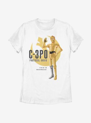 Star Wars C-3PO Galaxy Adventures Womens T-Shirt