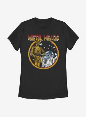 Star Wars Metal Droids Womens T-Shirt