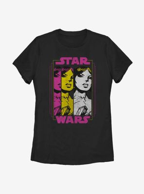 Star Wars Leia Trio Womens T-Shirt