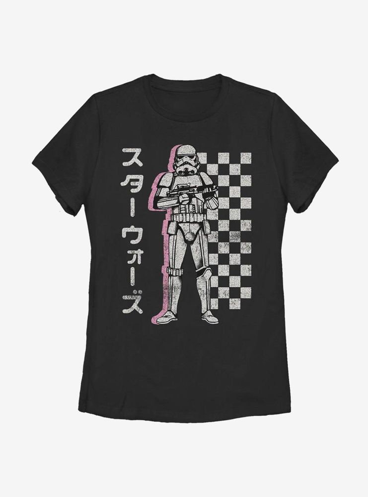 Star Wars Stormtrooper Checked Womens T-Shirt