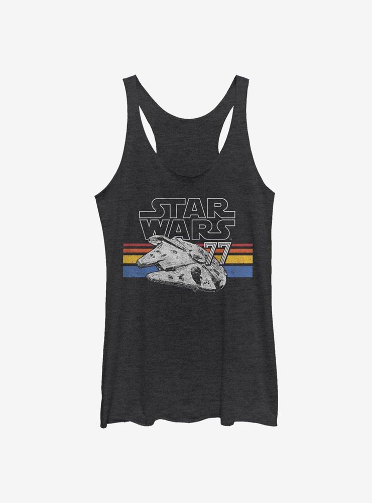 Star Wars Falcon Stripes Womens Tank Top