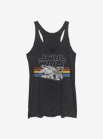 Star Wars Falcon Stripes Womens Tank Top