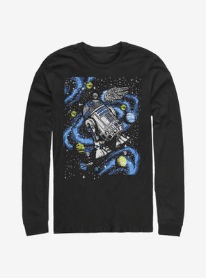 Star Wars R2-D2 Floating Long-Sleeve T-Shirt