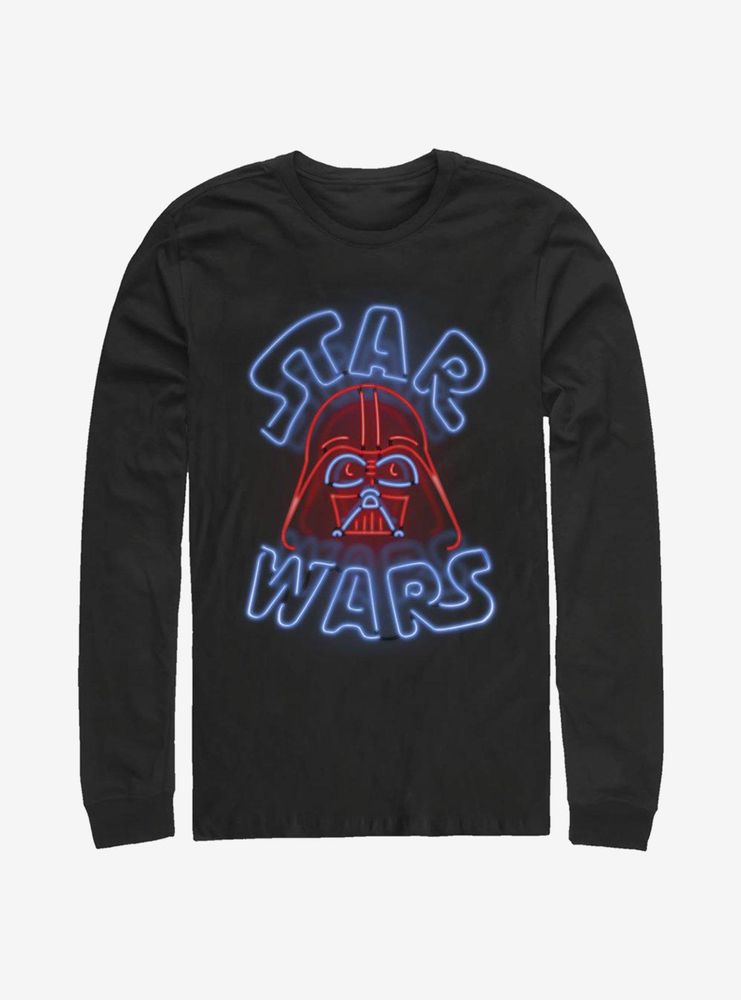 Star Wars Vader Neon Sign Long-Sleeve T-Shirt