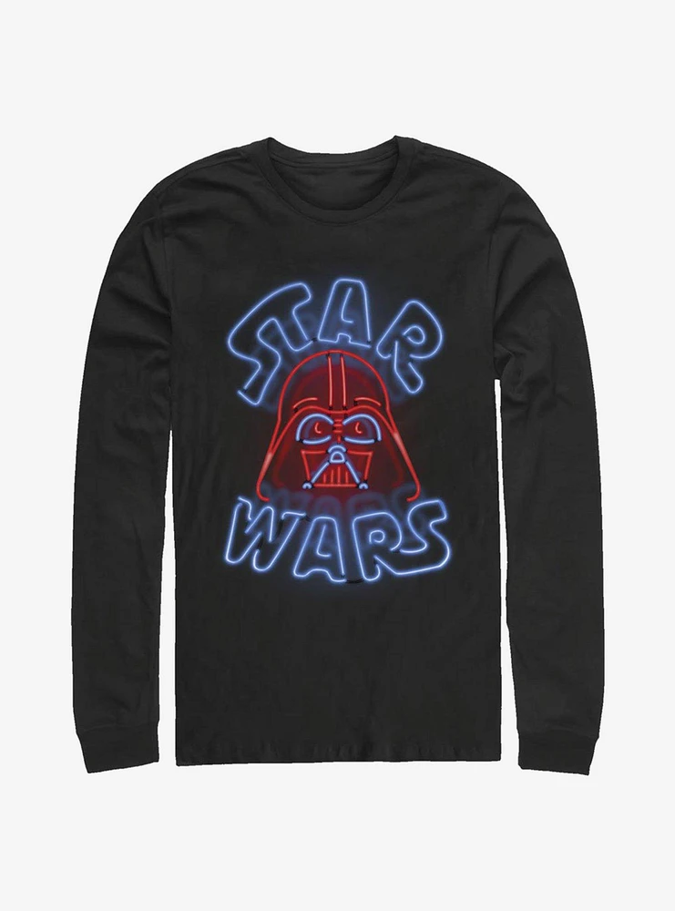 Star Wars Vader Neon Sign Long-Sleeve T-Shirt