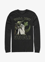 Star Wars Yoda Best Uncle Long-Sleeve T-Shirt