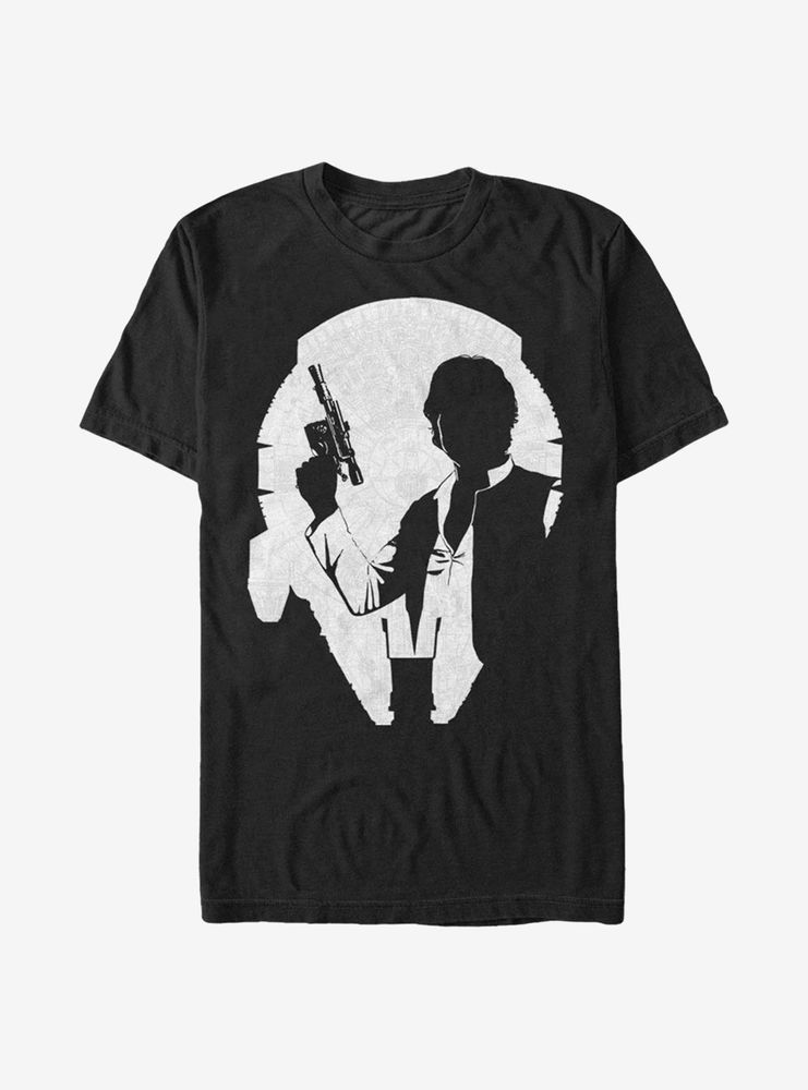 Star Wars Han Silhouette Falcon T-Shirt