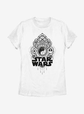 Star Wars Yin Yang Womens T-Shirt