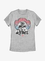 Star Wars Rebel Leia Mom Womens T-Shirt