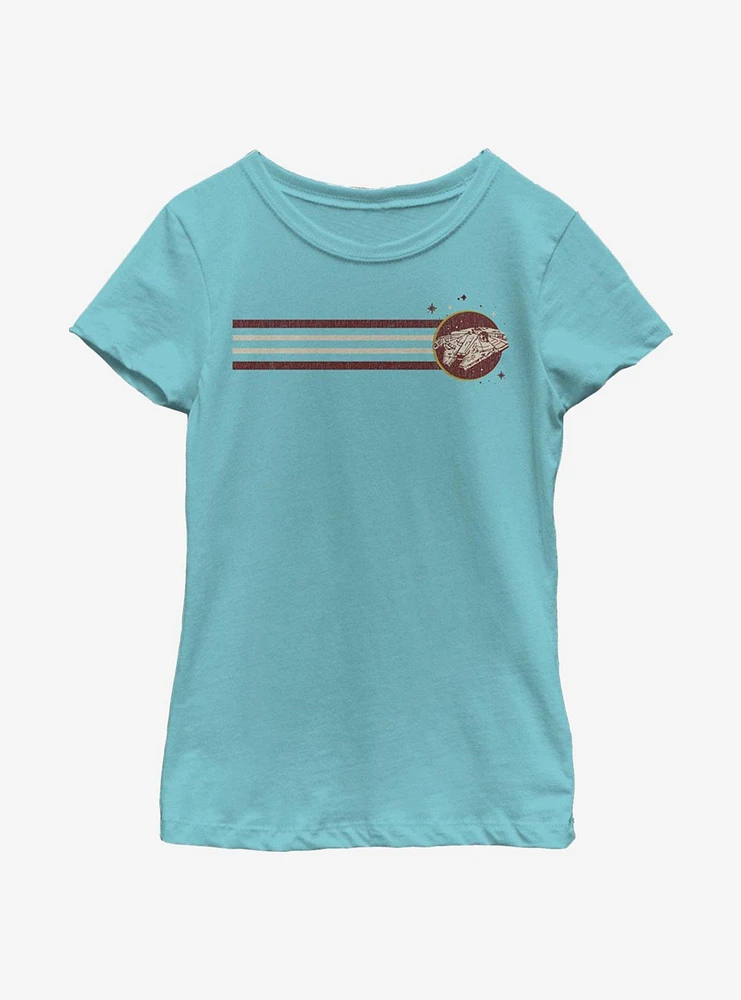 Star Wars Flight Of Falcon Youth Girls T-Shirt