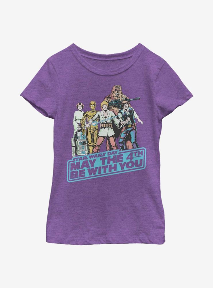 Star Wars May Fourth Group Youth Girls T-Shirt