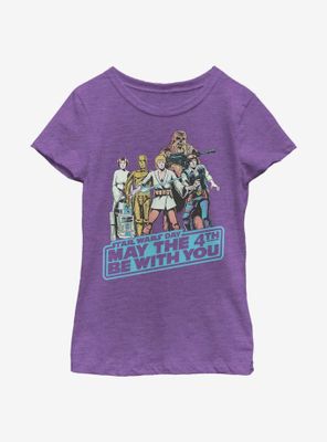 Star Wars May Fourth Group Youth Girls T-Shirt