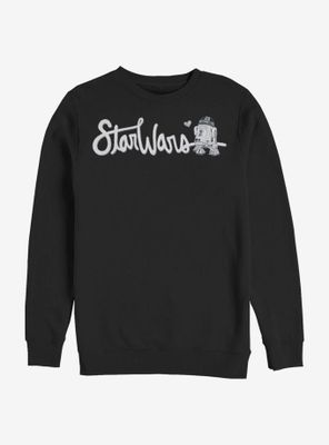 Star Wars Cursive R2-D2 Sweatshirt