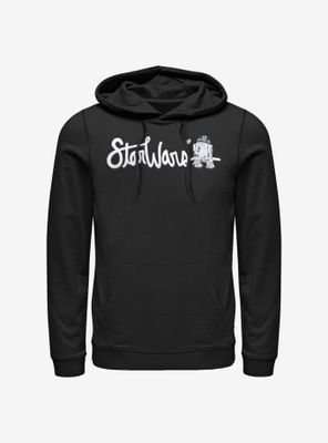 Star Wars Cursive R2-D2 Hoodie