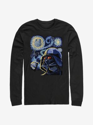 Star Wars Starry Vader Long-Sleeve T-Shirt