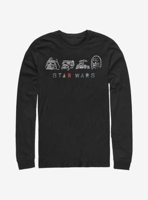Star Wars Geometry Shine Long-Sleeve T-Shirt