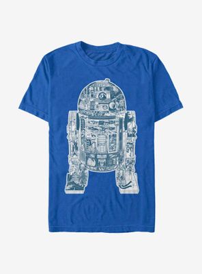 Star Wars Epic R2-D2 No Fill T-Shirt