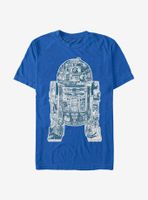 Star Wars Epic R2-D2 No Fill T-Shirt